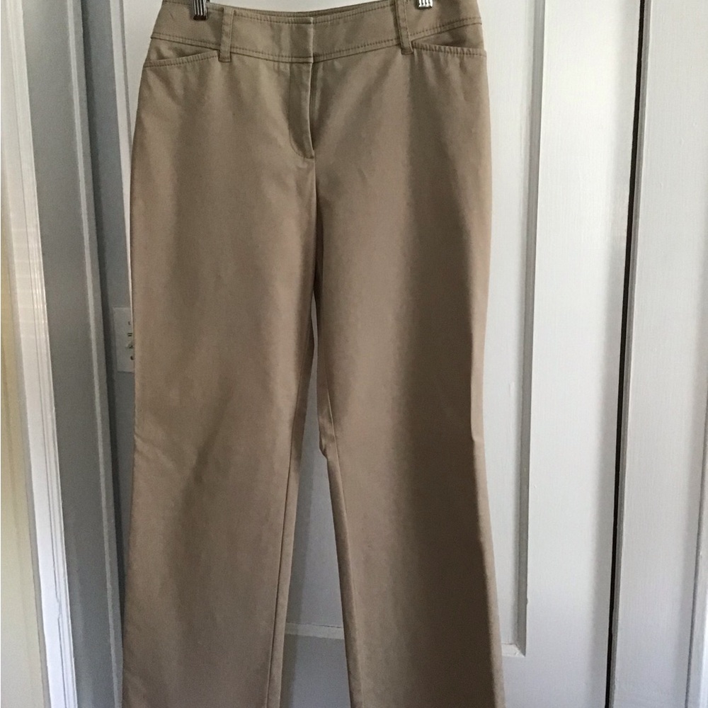 LOFT Women's Straight Leg Jeans in Tan